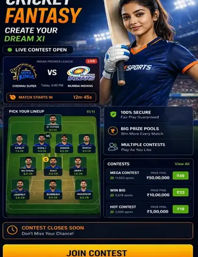 Fotelmodel (fotel model) fantasy cricket & matchday visual 3